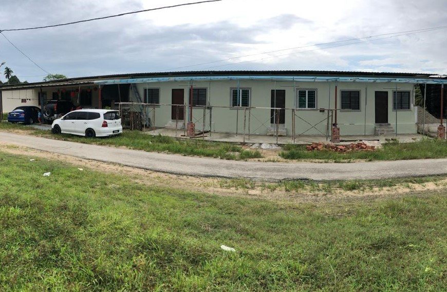Street frontage of completed low cost houses PT5568 A1 to A5